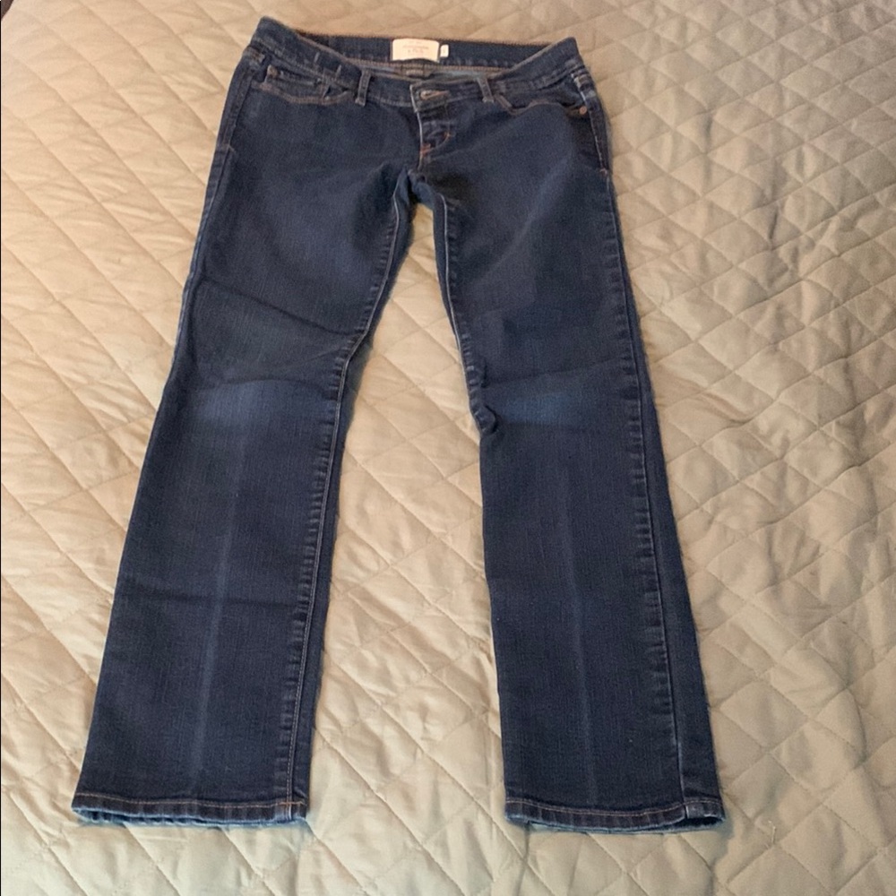 Abercrombie & Fitch Blue Straight Leg Jeans